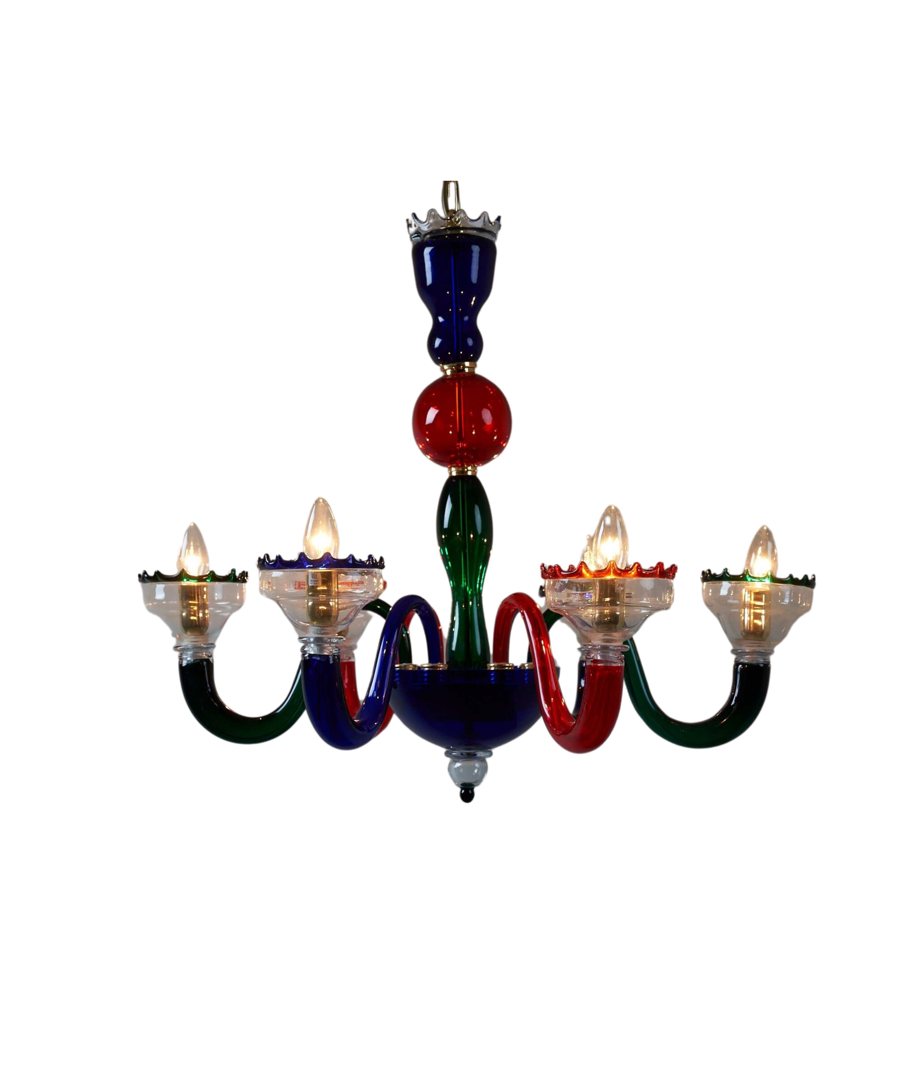 Polychrome_Chandelier_in_Gio_Ponti_Style_Murano