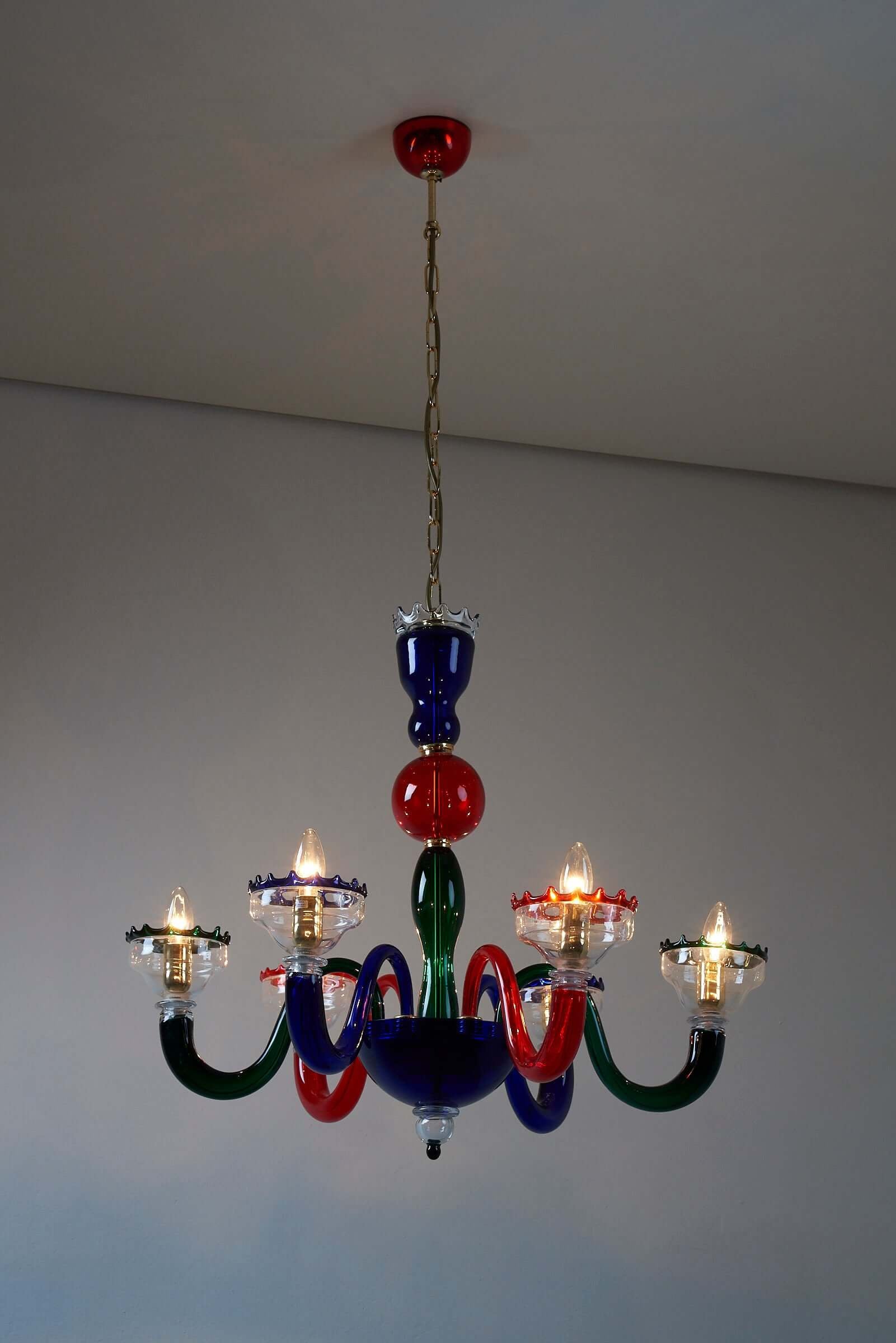 Polychrome_Chandelier_in_Gio_Ponti_Style_Murano