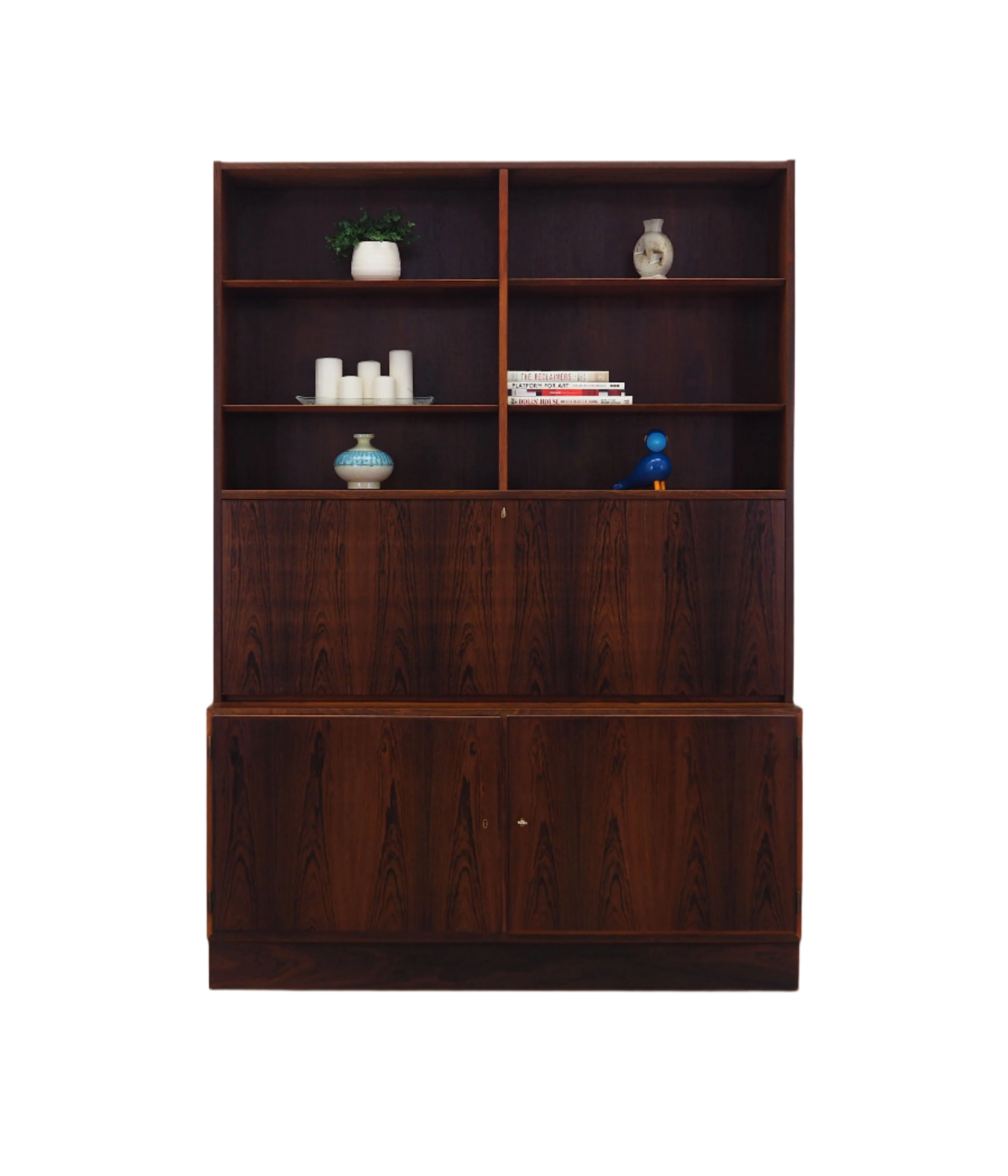 Rosewood_bookcase_Danish_design_1970s_designer_Carlo_Jensen_production_Hundevad