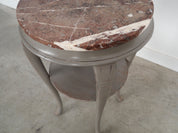 Round_mahogany_coffee_table_Danish_design_1960s_production_Denmark