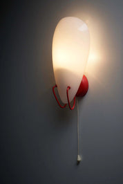 Set_of_2_Plexi_Wall_Lamps_with_Red_Base