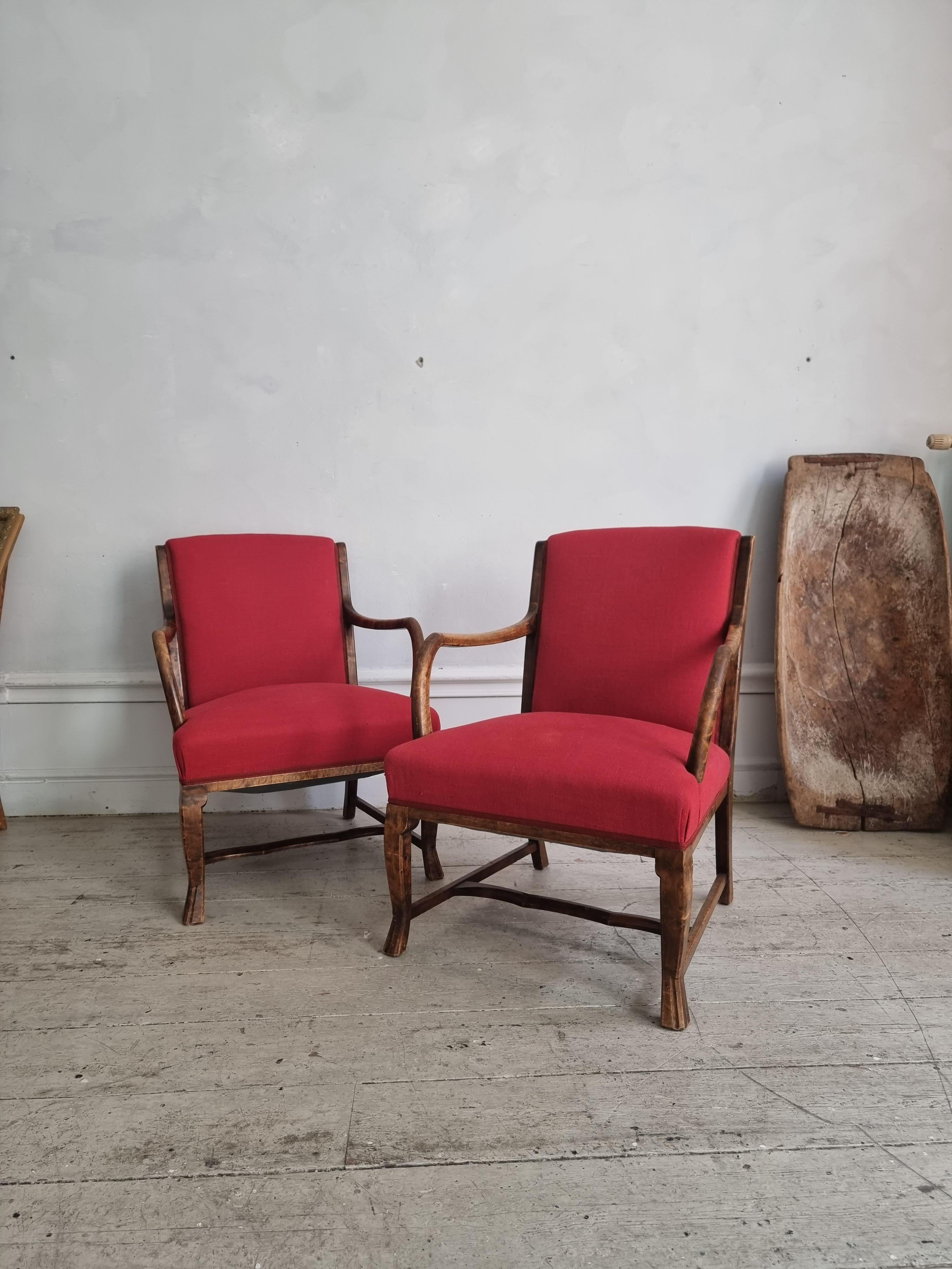 Set_of_2_armchairs_Swedish_Grace_1930s