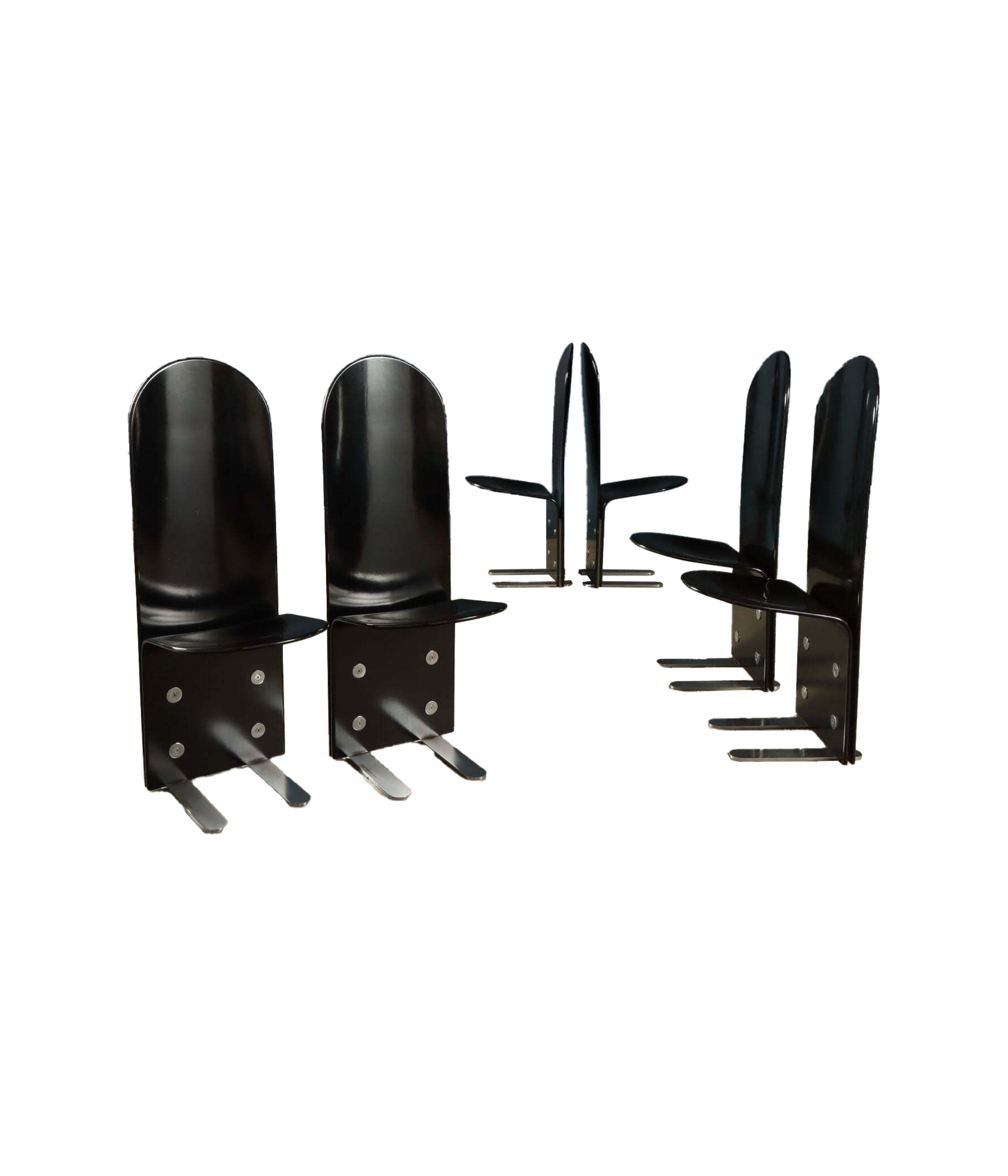 Set_of_6_Armet_Pellicano_Chairs_Vintage_Design_Luigi_Saccardo_Steel_Wood