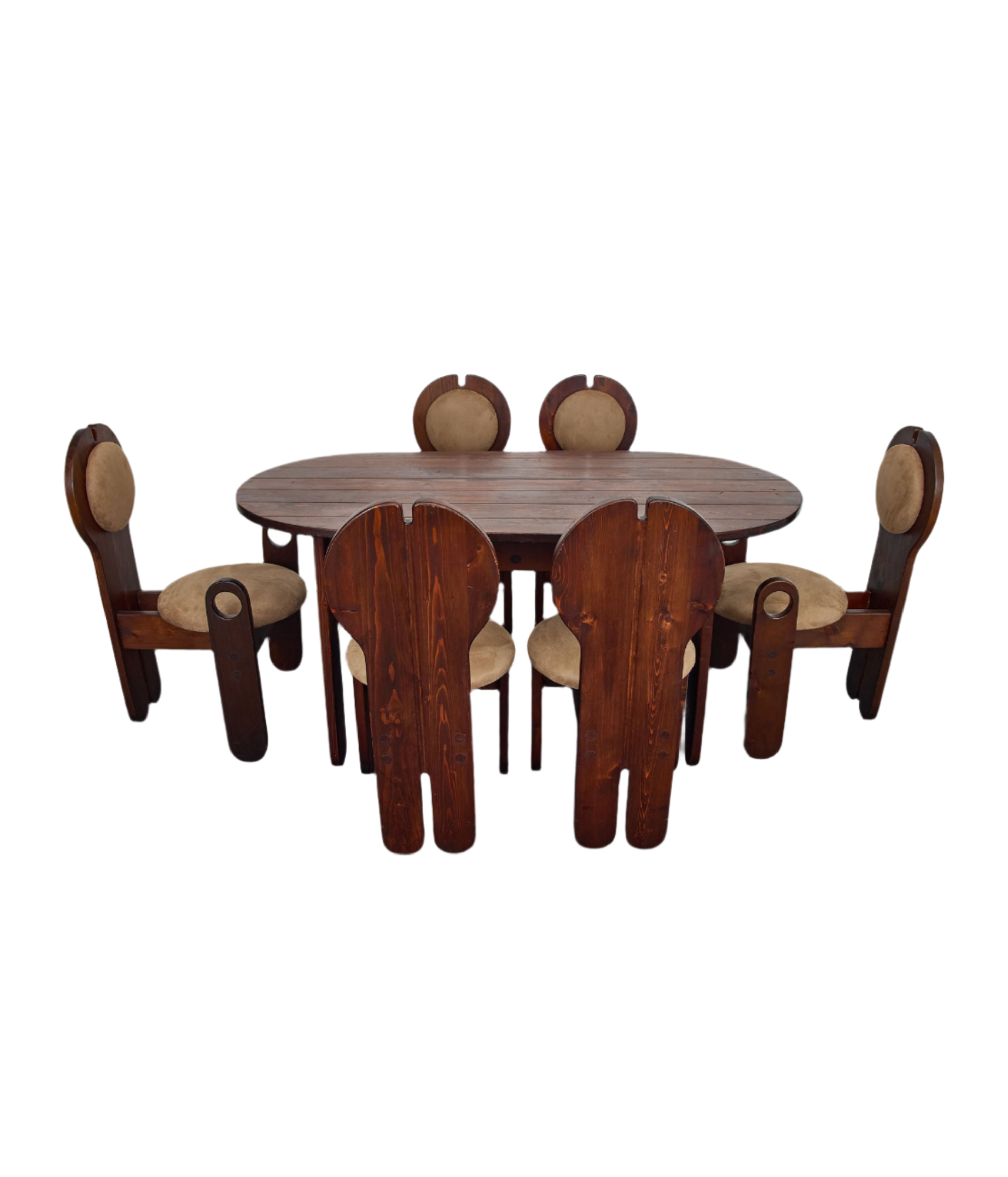 Set_of_6_Larch_Dining_chairs_and_Oval_table_by_Maria_Szedleczky_1977_Hungary