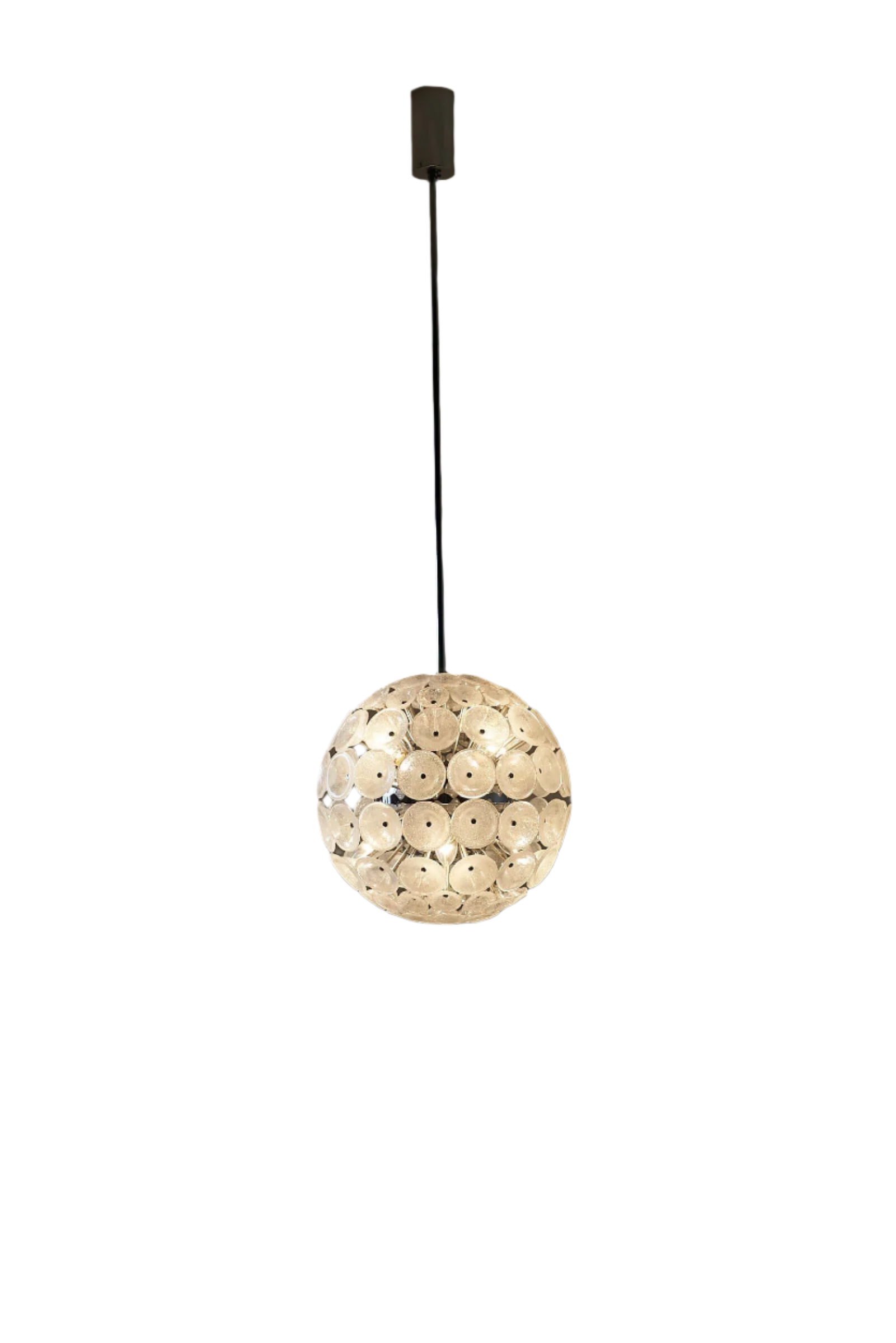 Sputnik_Lamp_with_Foam_Glass_disks_Cosack