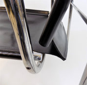 Strassle_leather_lounge_chair_by_Hans_Eichenberger