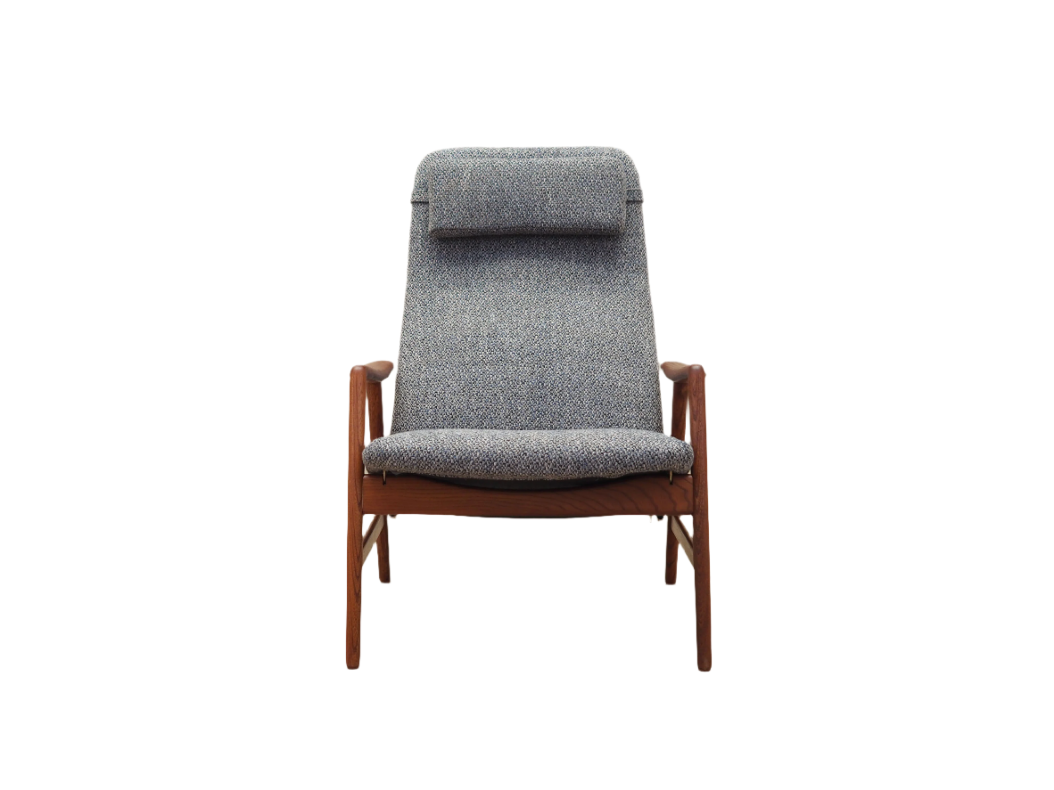 Teak_armchair_Scandinavian_design_1960s_designer_Alf_Svensson_manufacture_Fritz_Hansen