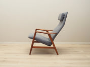 Teak_armchair_Scandinavian_design_1960s_designer_Alf_Svensson_manufacture_Fritz_Hansen