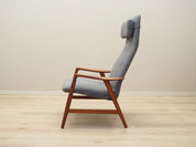 Teak_armchair_Scandinavian_design_1960s_designer_Alf_Svensson_manufacture_Fritz_Hansen