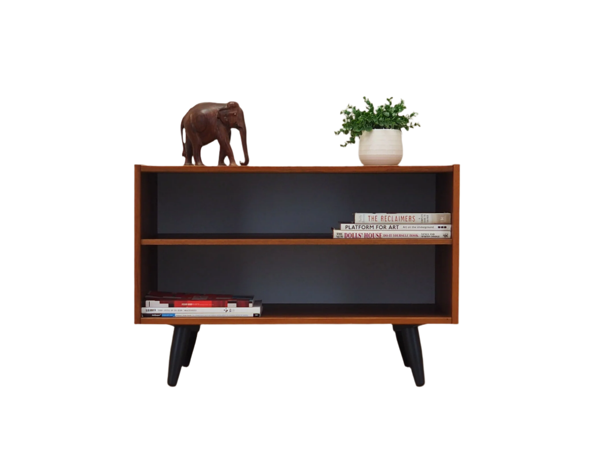 Teak_bookcase_Danish_design_1970s_production_Sweden