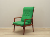Teak_green_armchair_Danish_design_1970s_production_Denmark