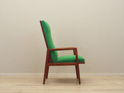 Teak_green_armchair_Danish_design_1970s_production_Denmark
