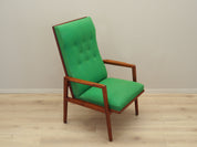 Teak_green_armchair_Danish_design_1970s_production_Denmark