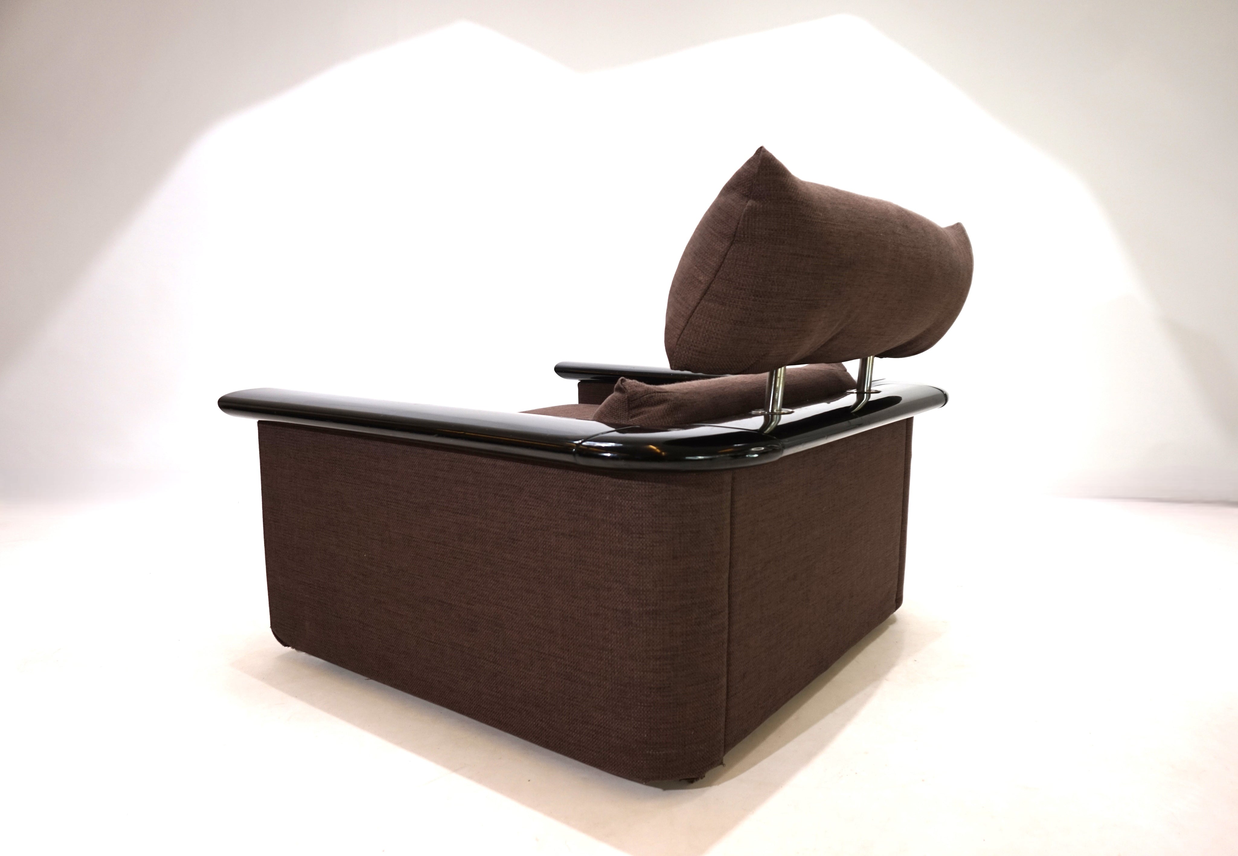 Tecno_lounge_chair_with_piano_lacquer_frame