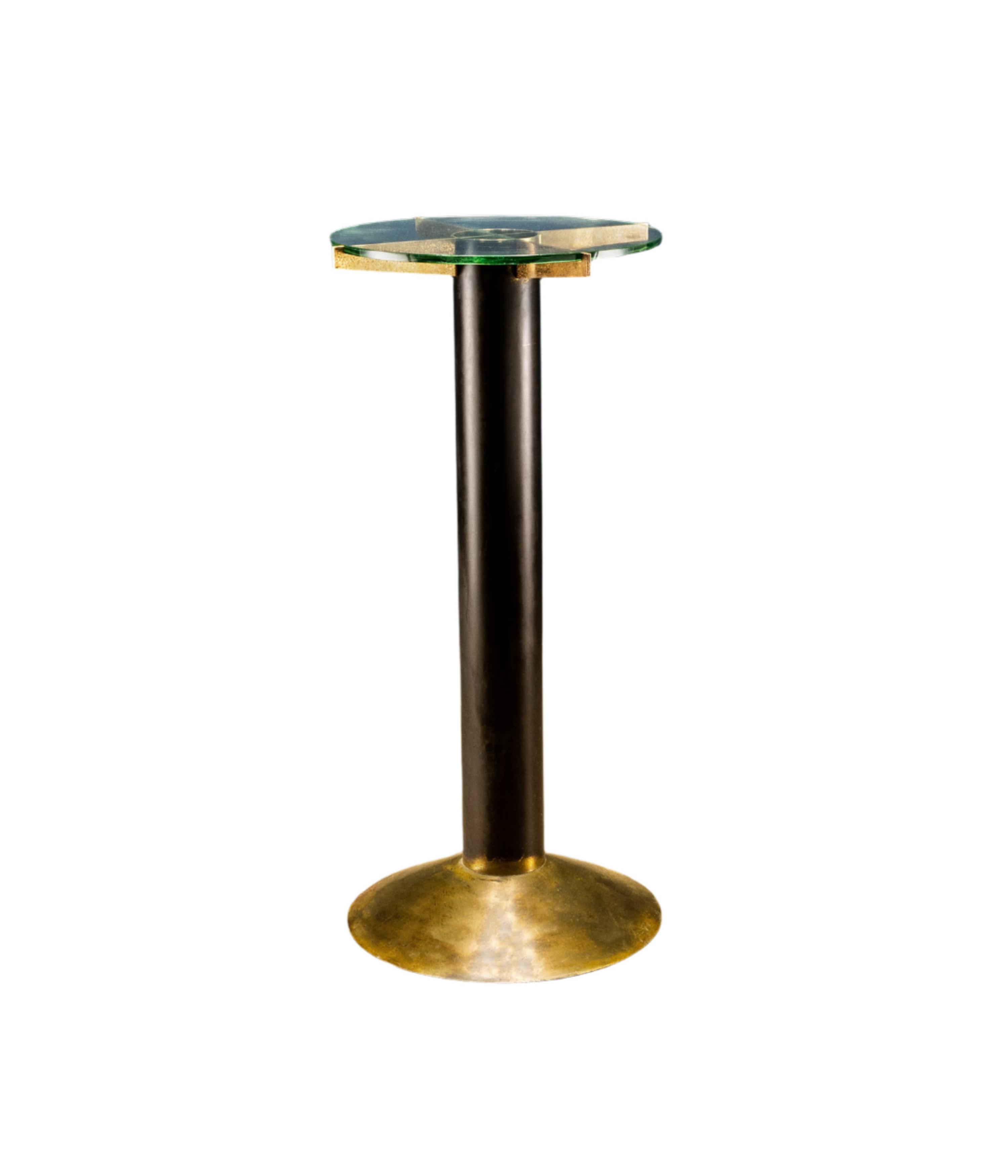 Vintage_1950s_Display_Table_Column_Burnished_Brass_Crystal_Italian_Design