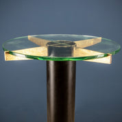 Vintage_1950s_Display_Table_Column_Burnished_Brass_Crystal_Italian_Design