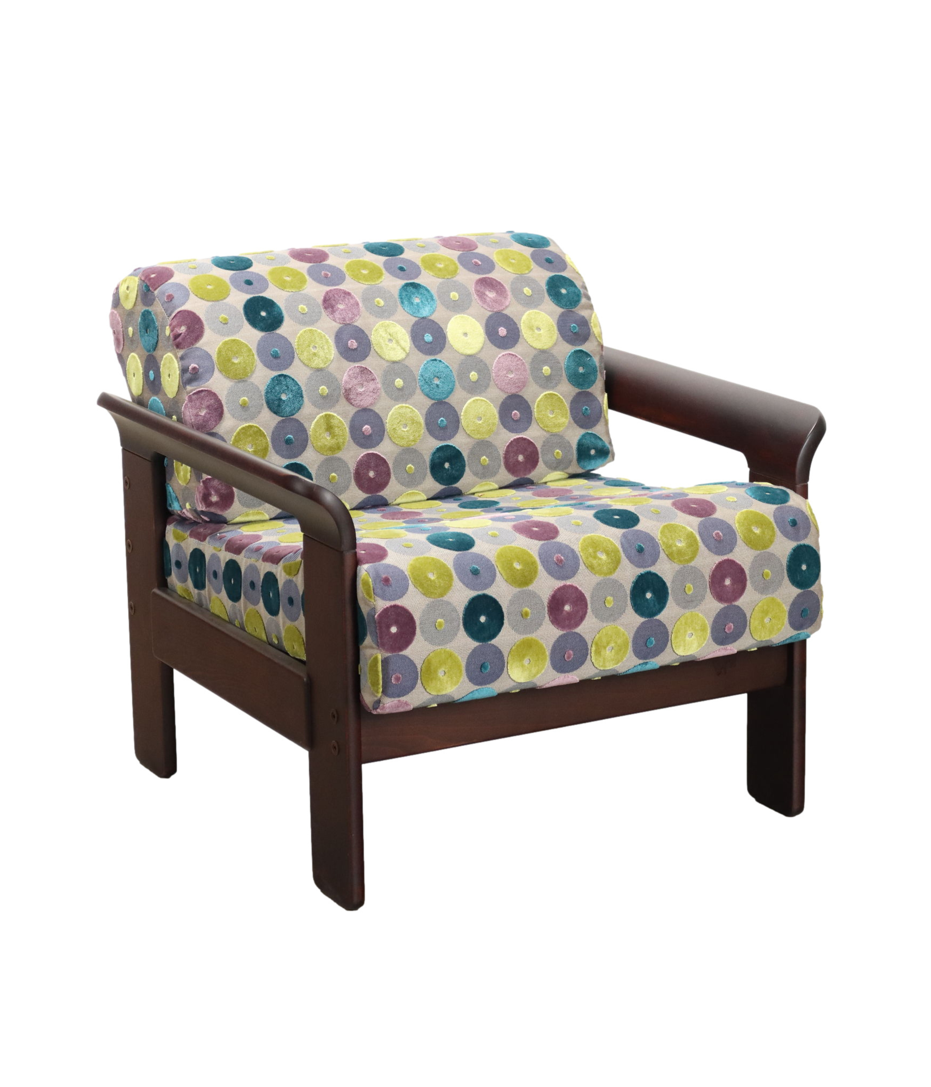 Vintage_Armchair_Beech_Fabric_Italy_1970s