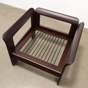 Vintage_Armchair_Beech_Fabric_Italy_1970s