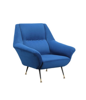 Vintage_Armchair_Fabric_Metal_Brass_1950s
