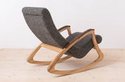 Vintage_Rocking_Chair_Czechoslovakia_1950s_Reupholstered_in_Charcoal_Grey_Boucle