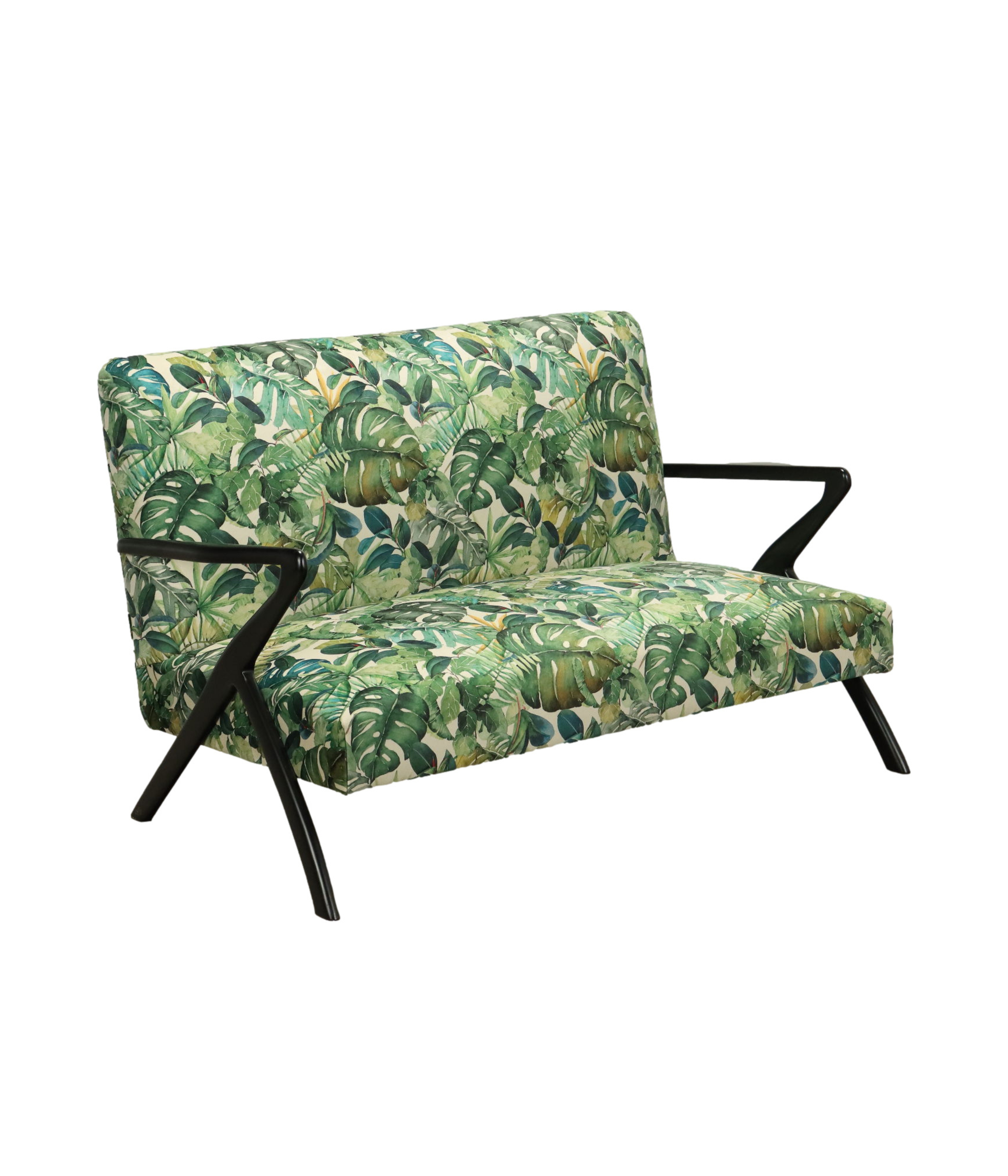 Vintage_Sofa_Jungle_Collection_Velvet_Wood_Italy_1950s