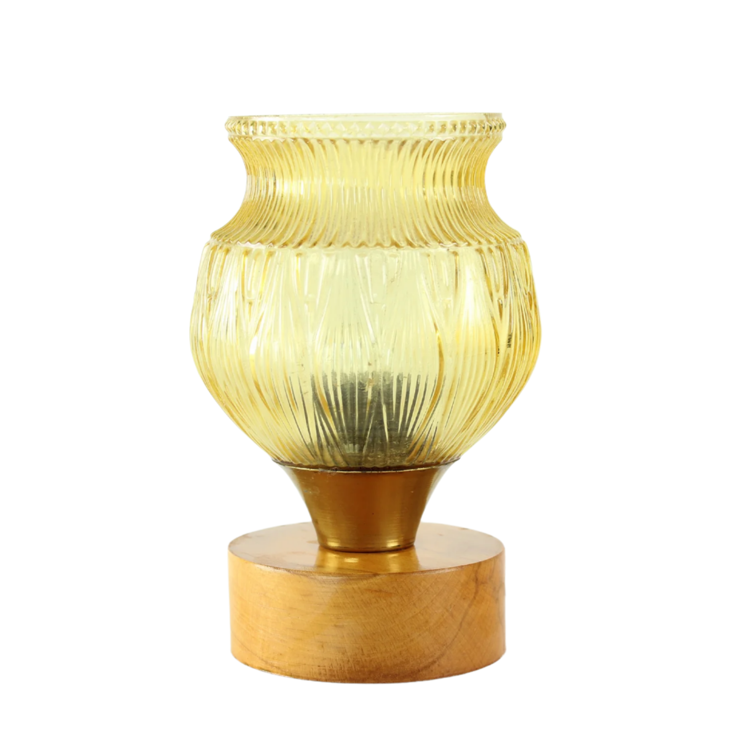 Vintage_Table_Lamp_In_Wood_Brass_Pressed_Glass_Ludib_Bratislava_1960s
