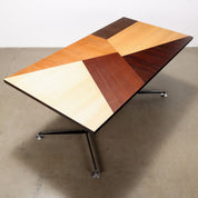 Vintage_Table_Prisma_Collection_Various_Essences_Italy_1960s