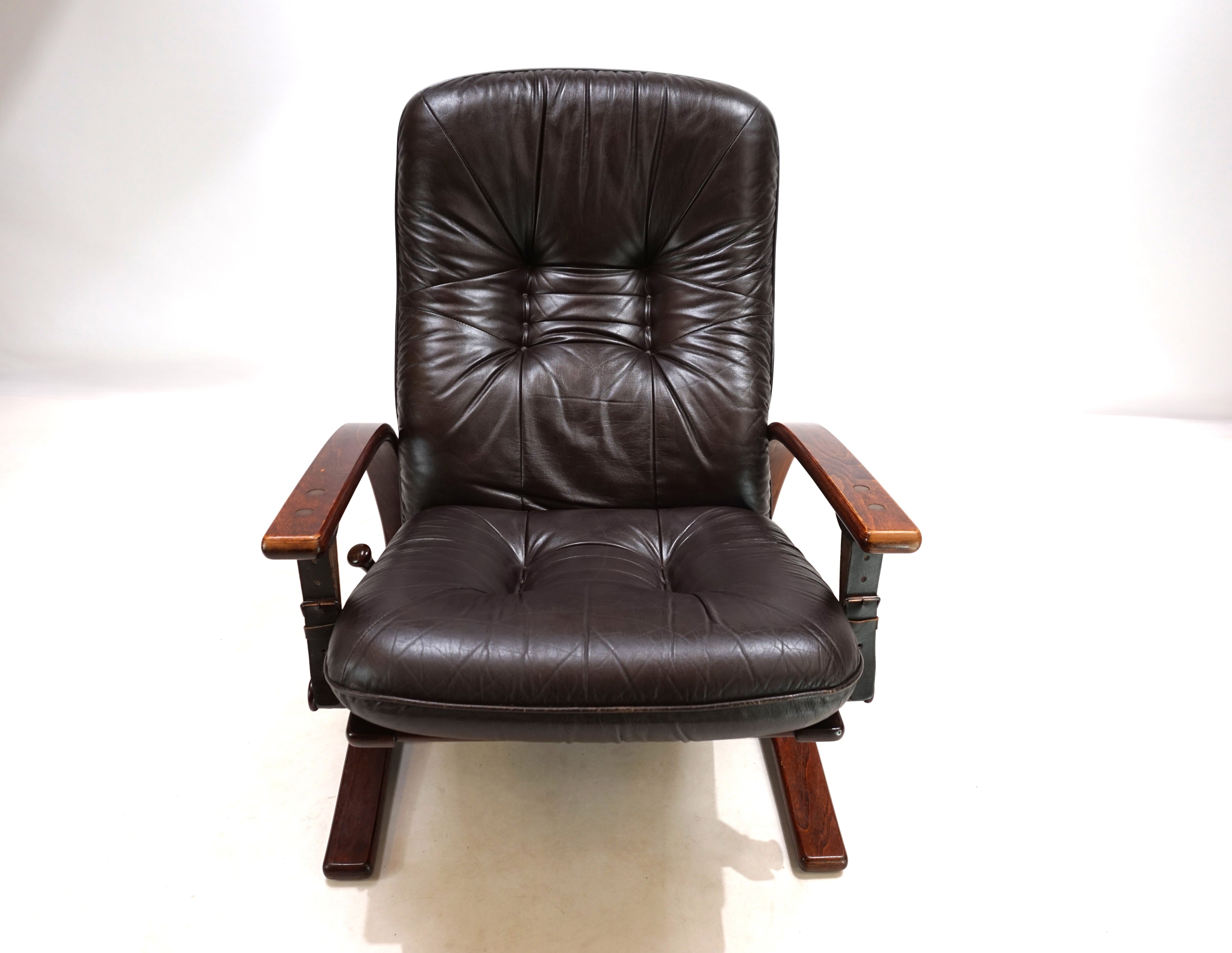 Westnofa_The_Panter_leather_lounge_chair_by_Arnt_Lande_1970