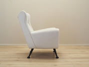 White_armchair_Italian_design_1980s_production_Italy