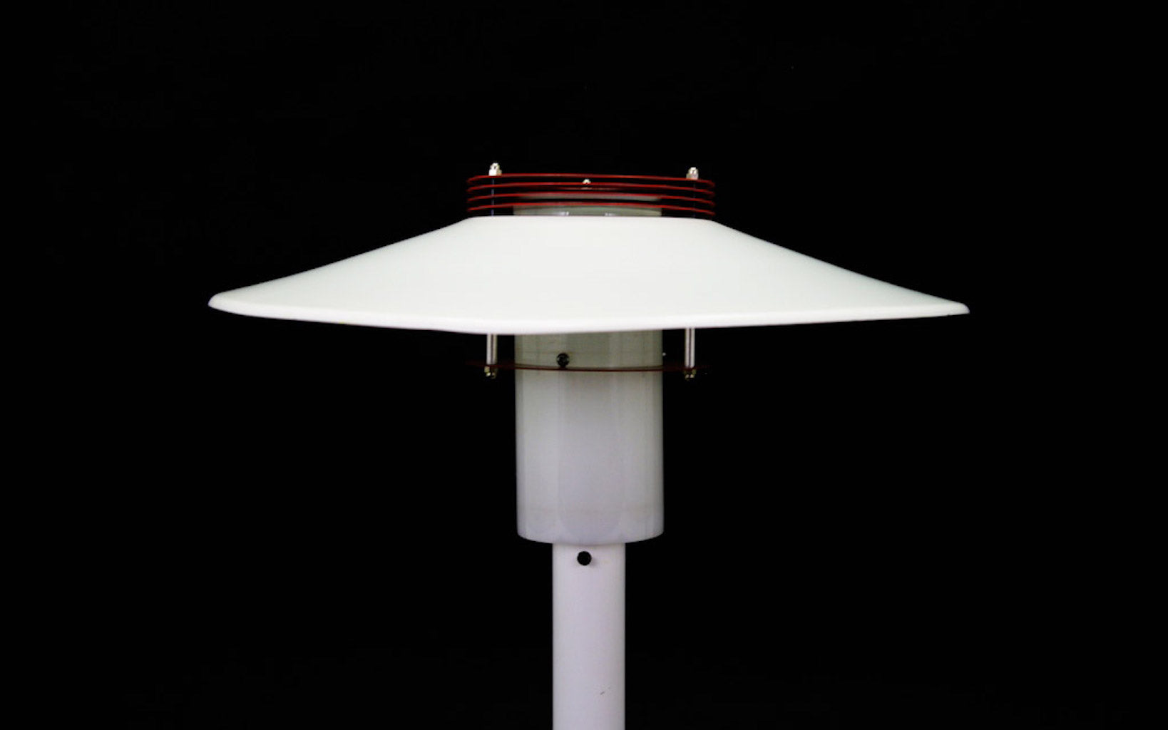 White_bedside_lamp_Danish_design_1960s_production_Denmark
