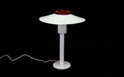 White_bedside_lamp_Danish_design_1960s_production_Denmark