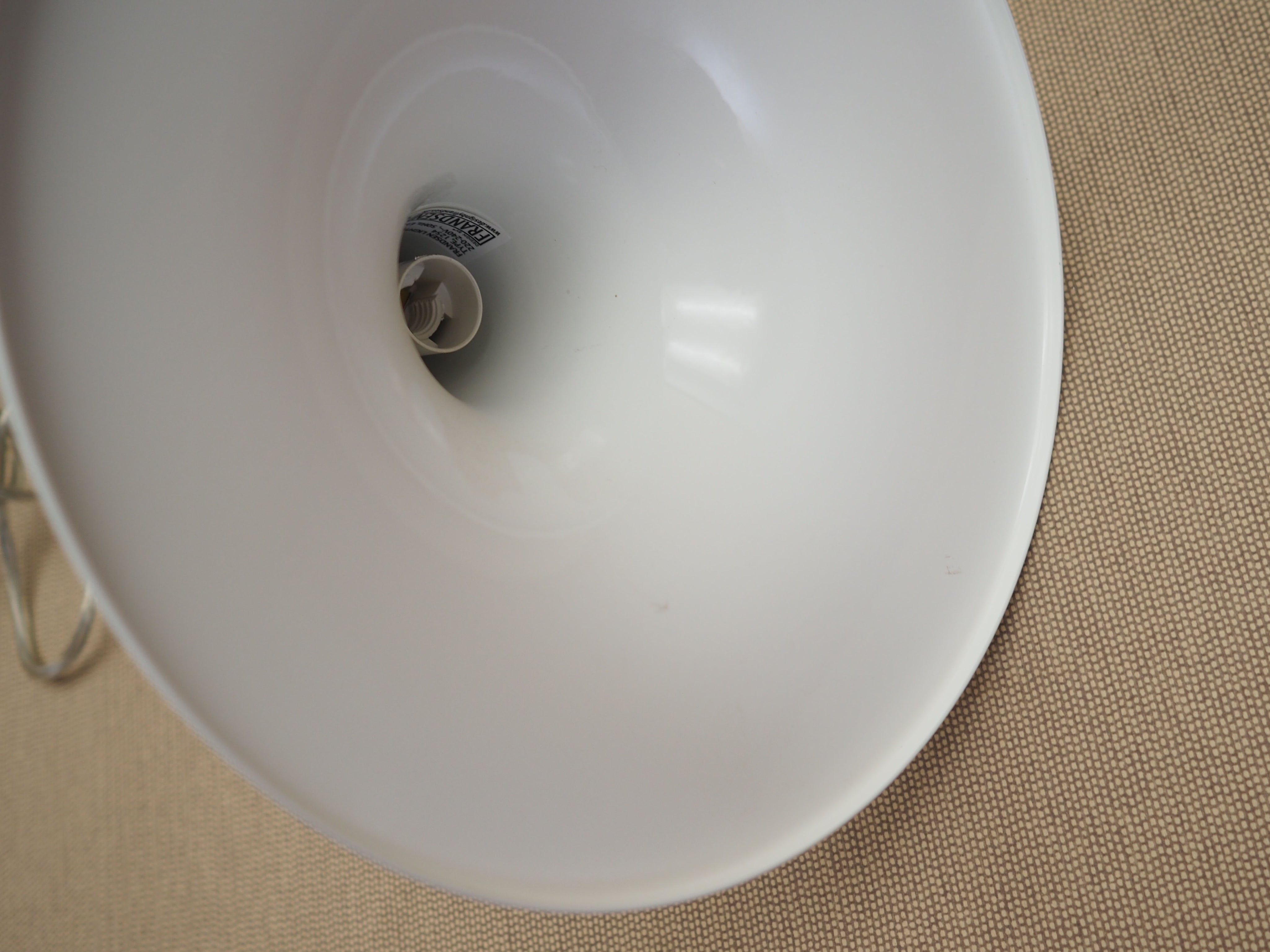 White_pendant_lamp_Danish_design_1970s_manufacturer_Frandsen