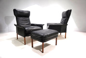 set_of_2_Hans_Olsen_leather_chairs_with_ottoman_1960
