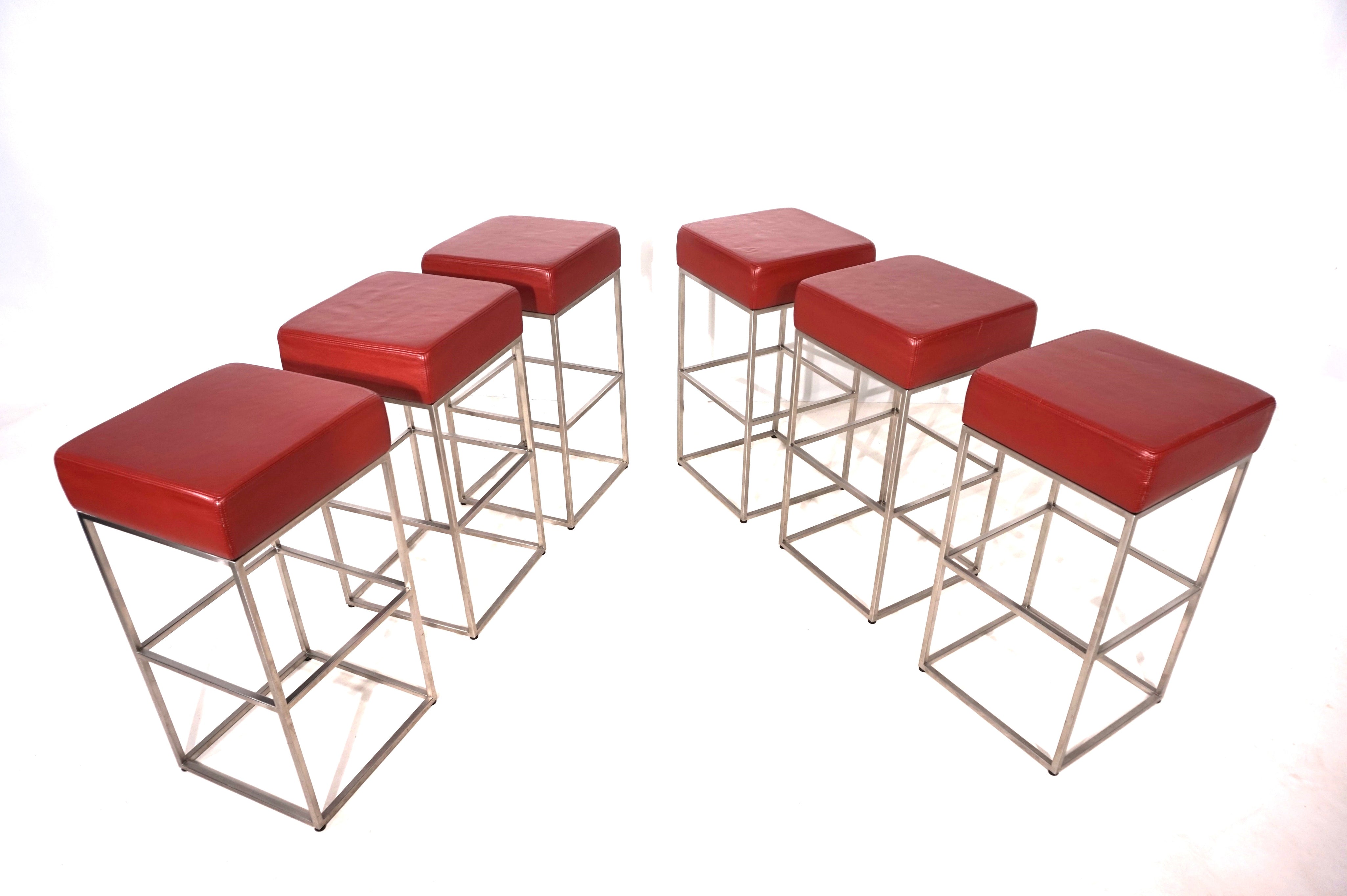 Set_of_6_De_Sede_DS_218/55_bar_stools_by_Paolo_Piva,_2000