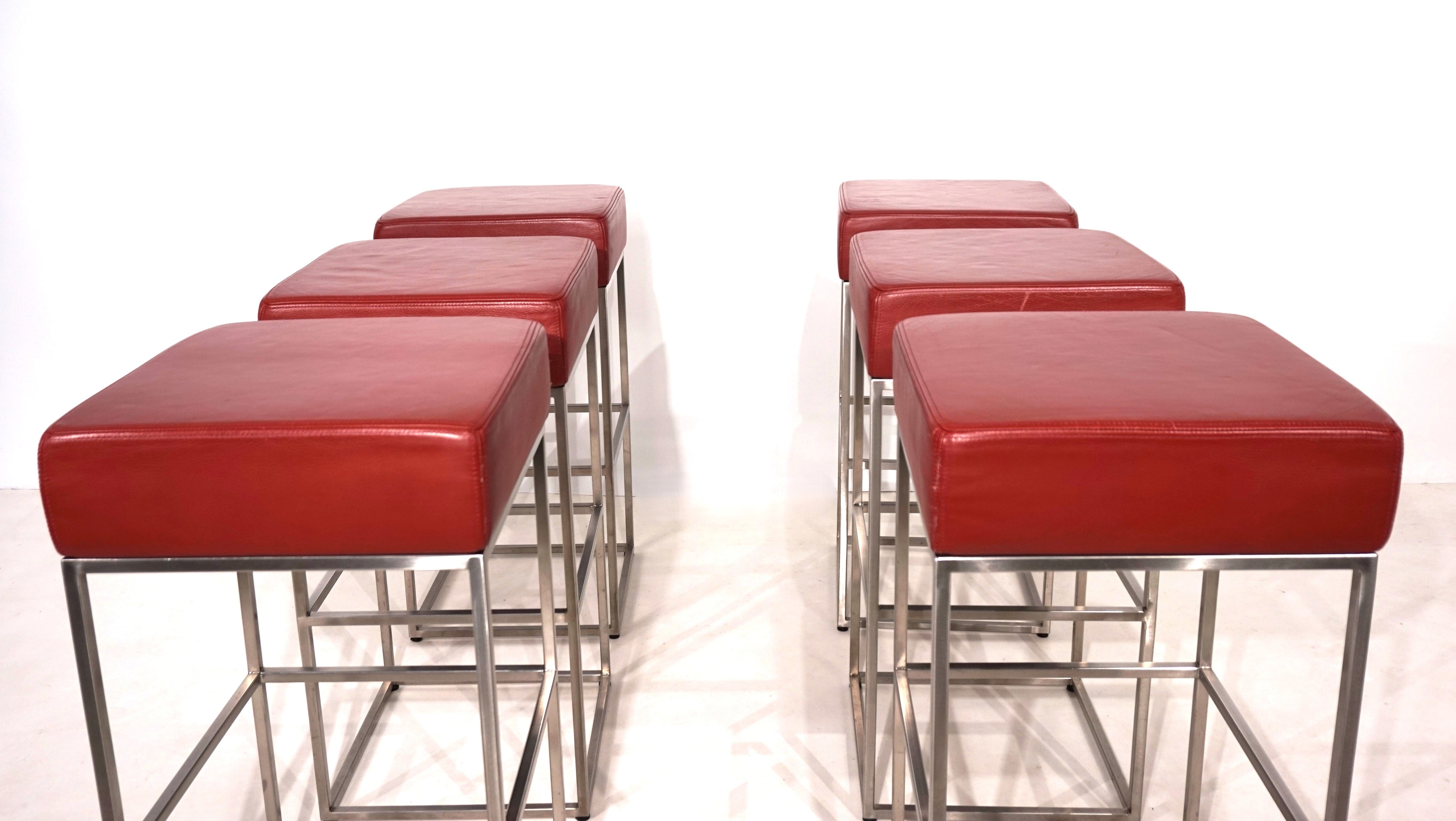 Set_of_6_De_Sede_DS_218/55_bar_stools_by_Paolo_Piva,_2000