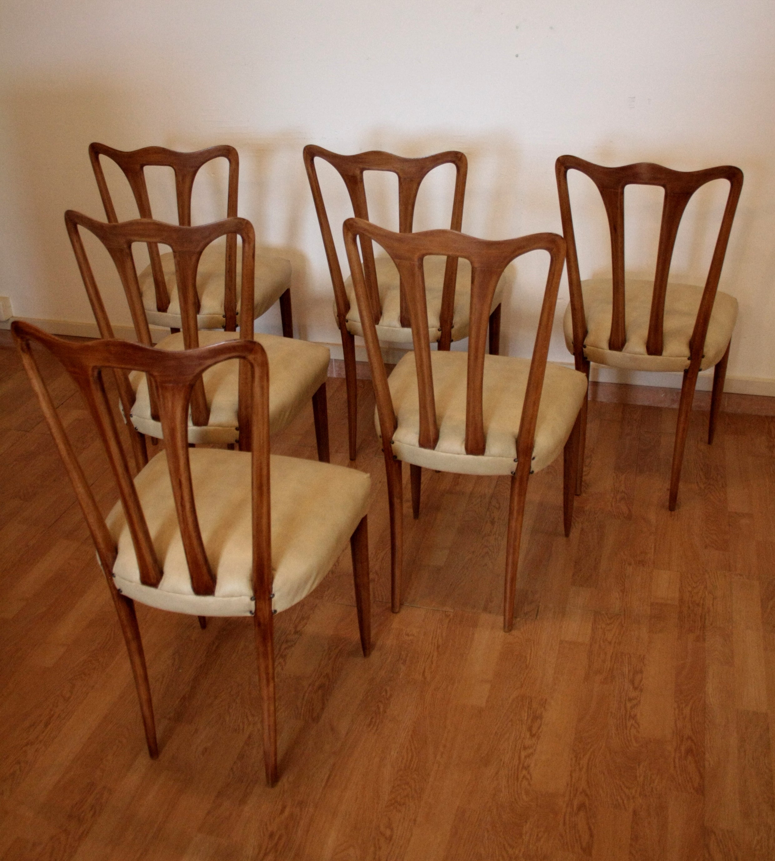 Set_of_6_mid-century_modern_chairs,_Italy,_1960