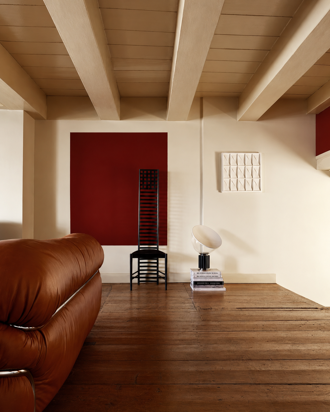 Canal Apartment by DAB Studio with a Togo sofa and Hill House chair. Photo by Daniëlle Siobhán