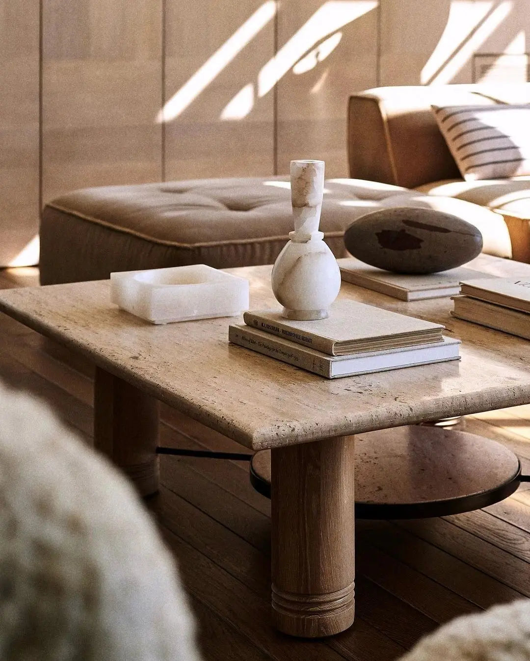 Vintage Travertine Tables: The Investment Case for Natural Stone Furniture