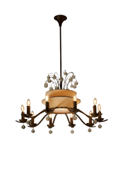 10_Arm_Chandelier_with_Glass_Beads_Art_Deco