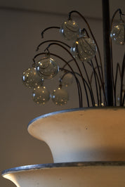 10_Arm_Chandelier_with_Glass_Beads_Art_Deco