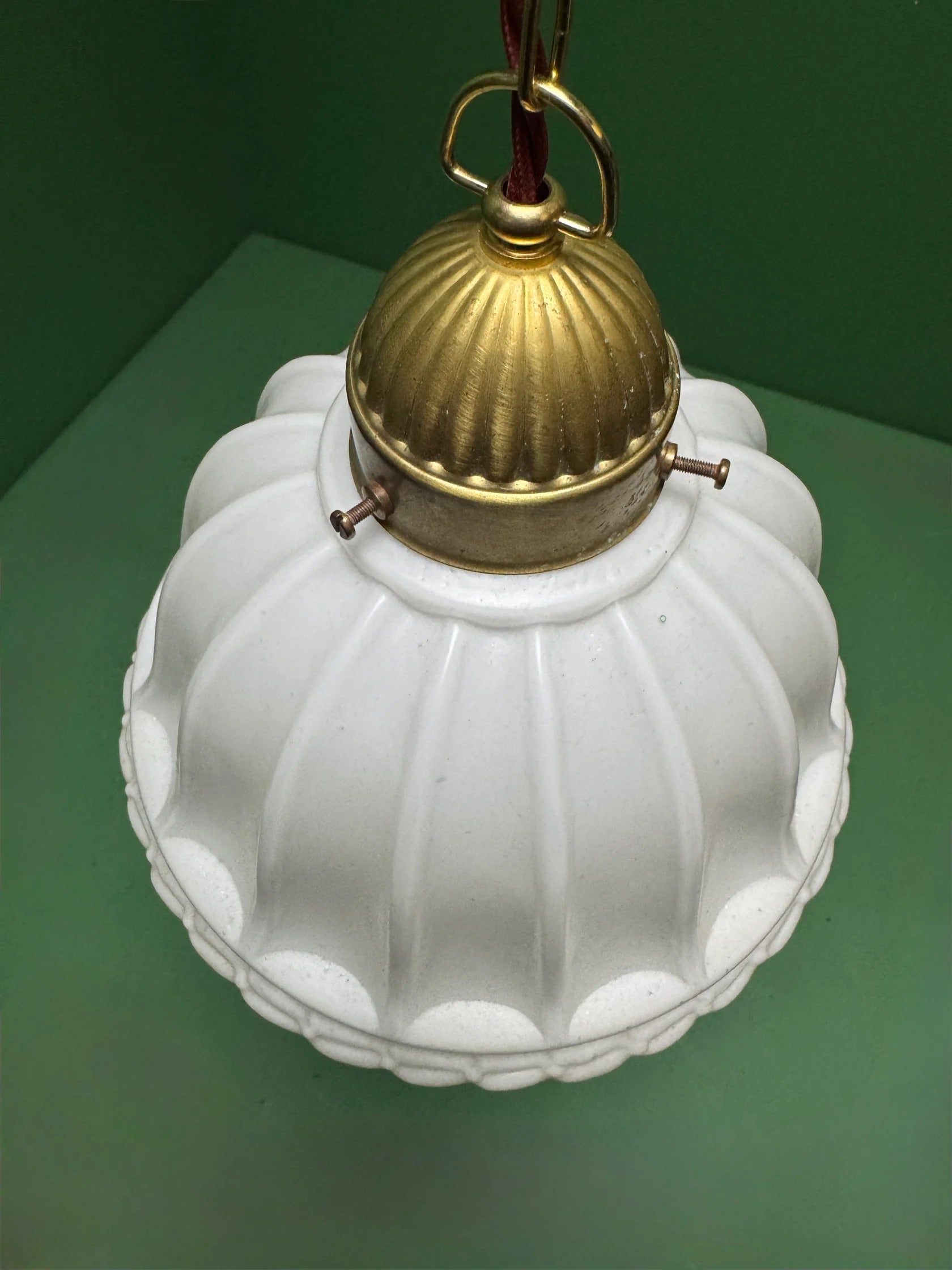 British_Opaline_Glass_Pendant_Light_with_Brass_Gallery,_1920s