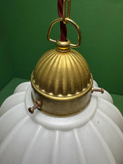 British_Opaline_Glass_Pendant_Light_with_Brass_Gallery,_1920s