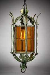 Finnish_Wrought_Iron_Lantern_Light_Attributed_to_Taidetakomo_Hakkarainen,_1930s