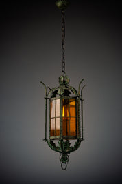 Finnish_Wrought_Iron_Lantern_Light_Attributed_to_Taidetakomo_Hakkarainen,_1930s