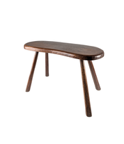 1940s_Hand-Carved_Wabi-Sabi_Hardwood_Bench_with_Organic_Live-Edge_Form