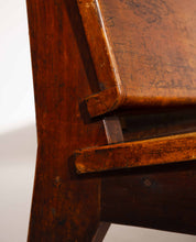 1940s_Italian_Solid_Wood_Mid-Century_Bench