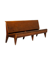 1940s_Italian_Solid_Wood_Mid-Century_Bench