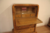 1950s_Art_Deco_Walnut_Secretaire,_Mid-Century_Modern,_Italy