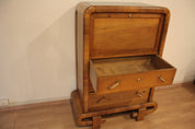 1950s_Art_Deco_Walnut_Secretaire,_Mid-Century_Modern,_Italy