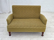 Danish_Green_Wool_2-Seater_Sofa_with_Oak_Frame,_1950s